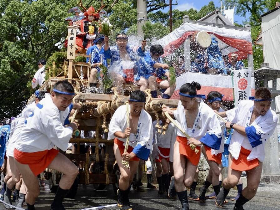 【江戸時代から続く伝統の夏まつり】甘木と久喜宮の祇園山笠